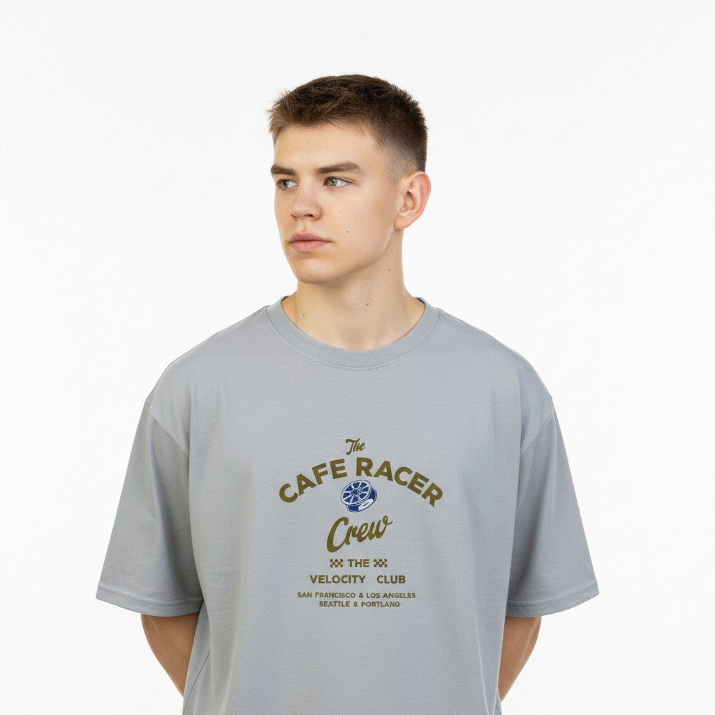 Men Oversized Cotton Printed T-Shirt