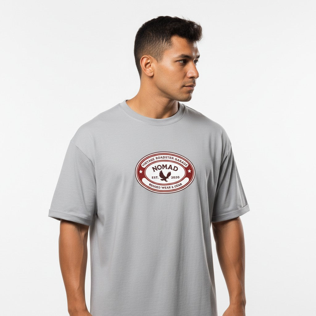 Men Oversized Cotton Printed T-Shirt