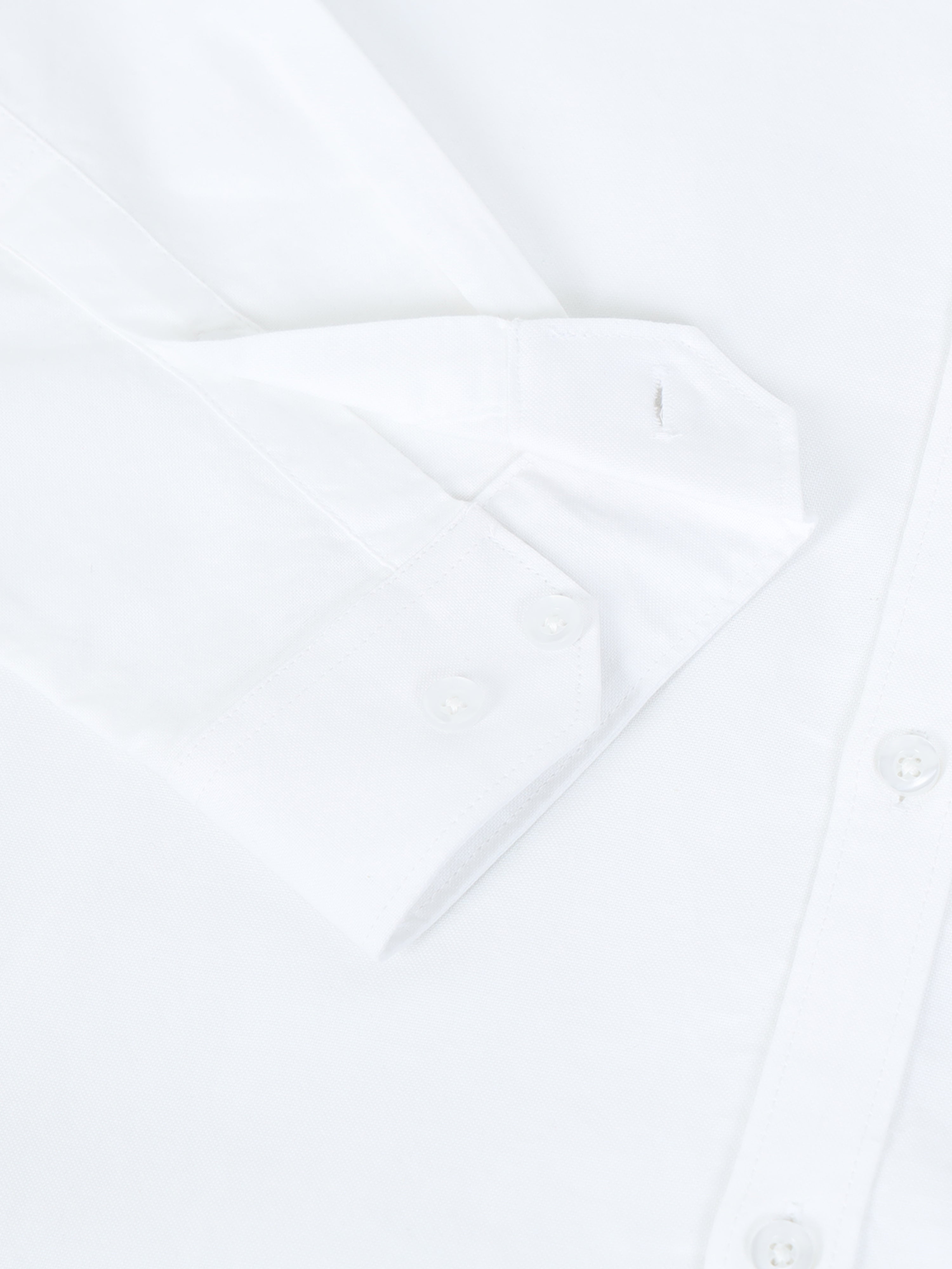 Men White Plain Shirt