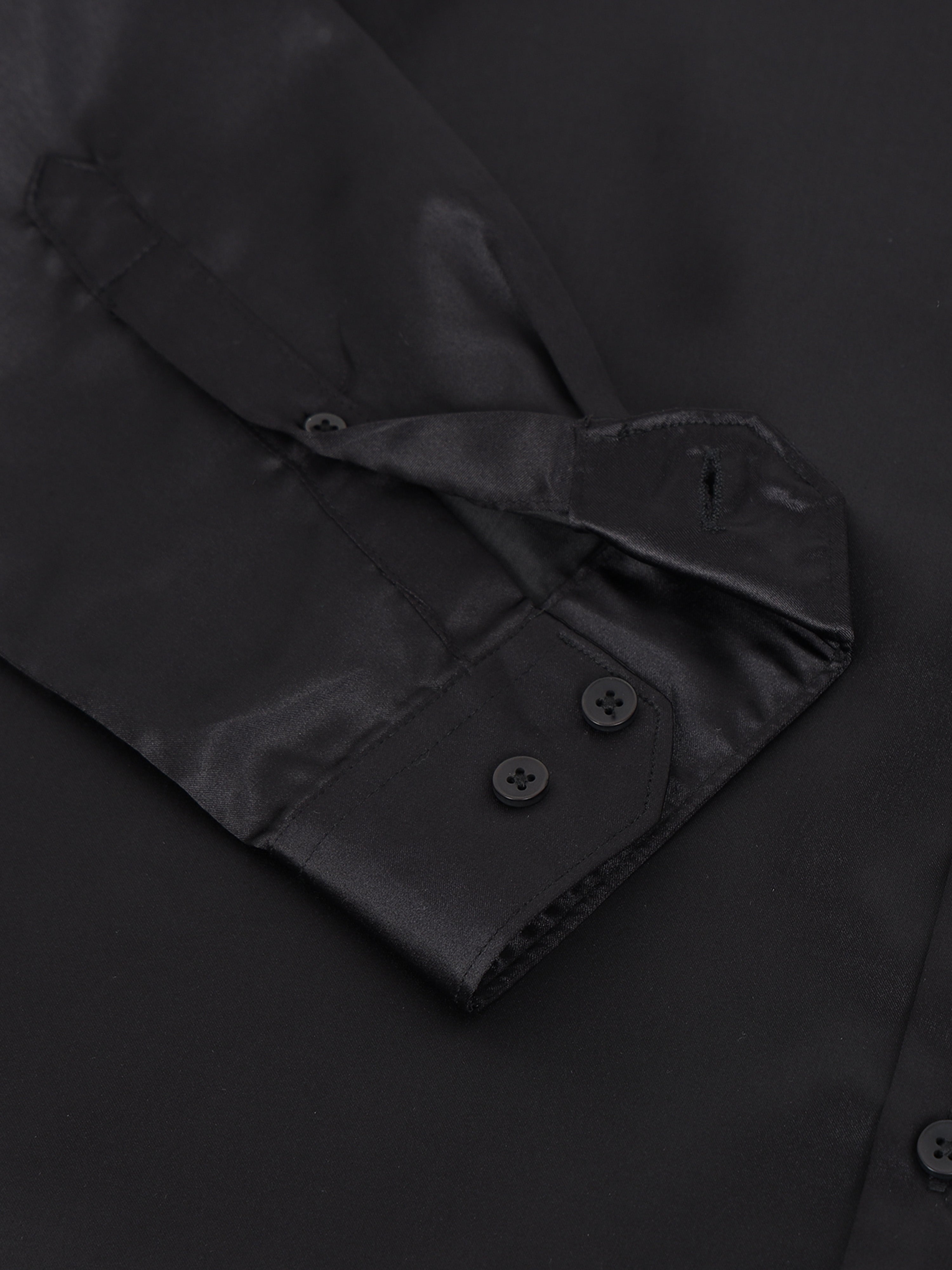 Men Black Printed Shirt