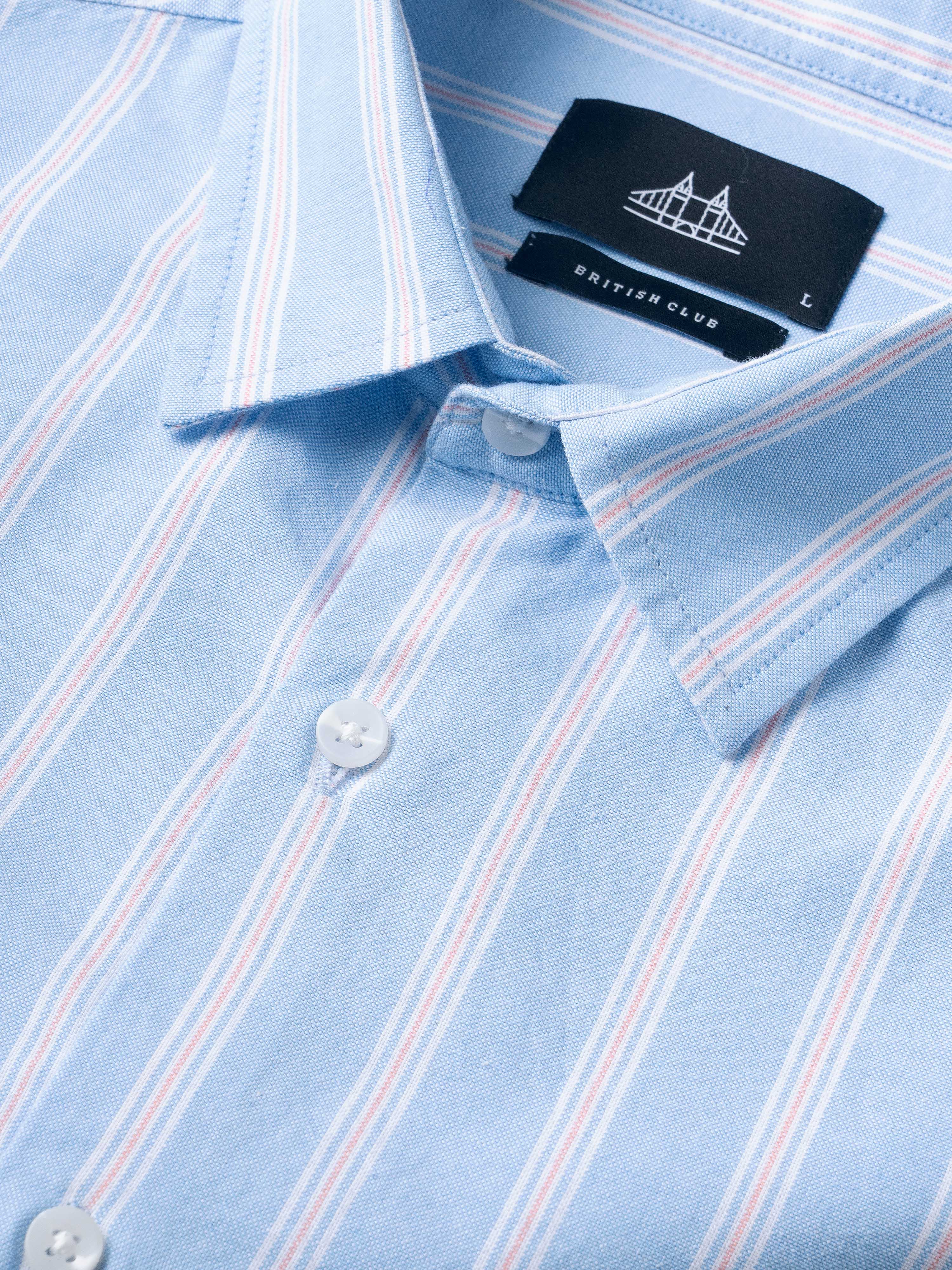 Men Blue Casual Shirt