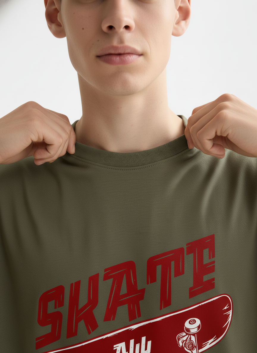 Men Oversized Cotton T-Shirt