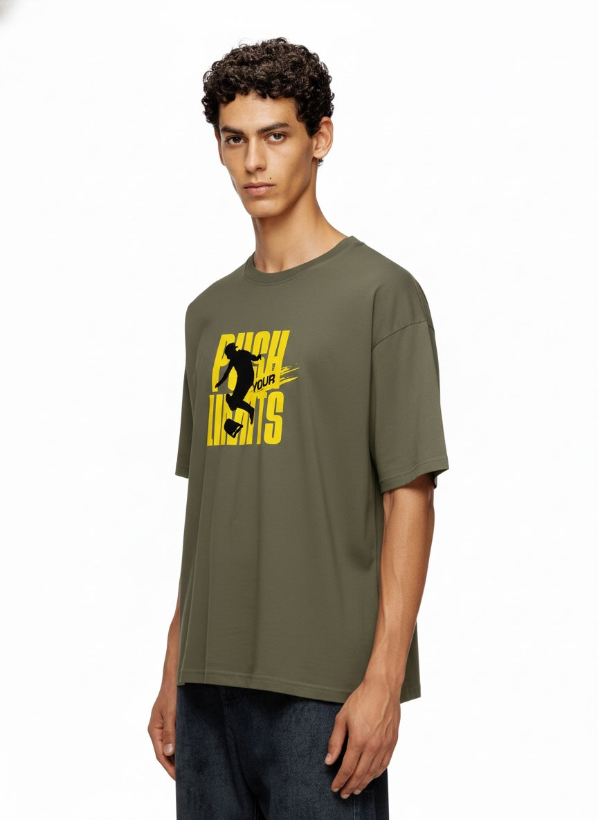 Men Oversized Cotton T-Shirt