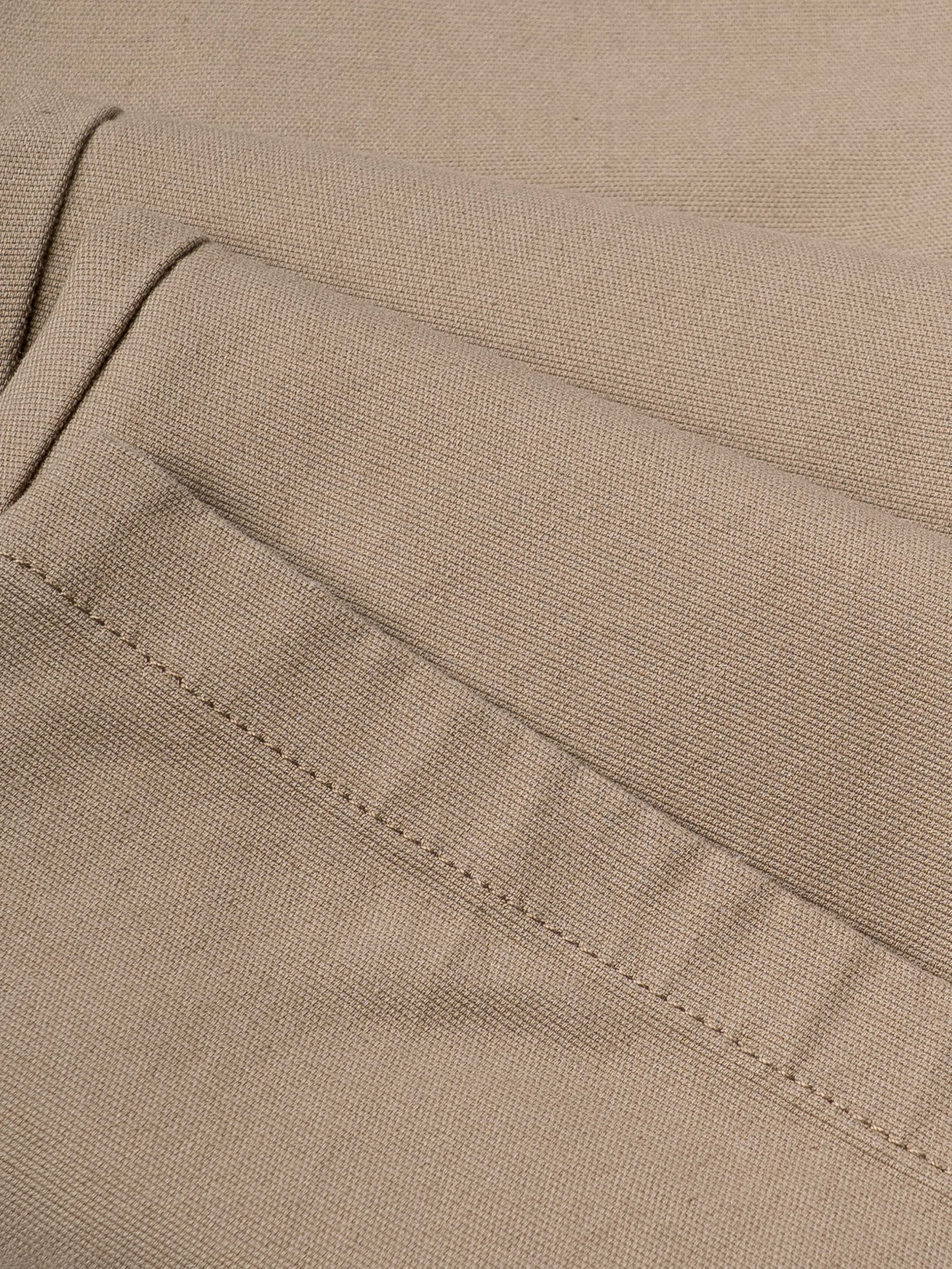 Men Khaki Straight Fit Cargo Trouser