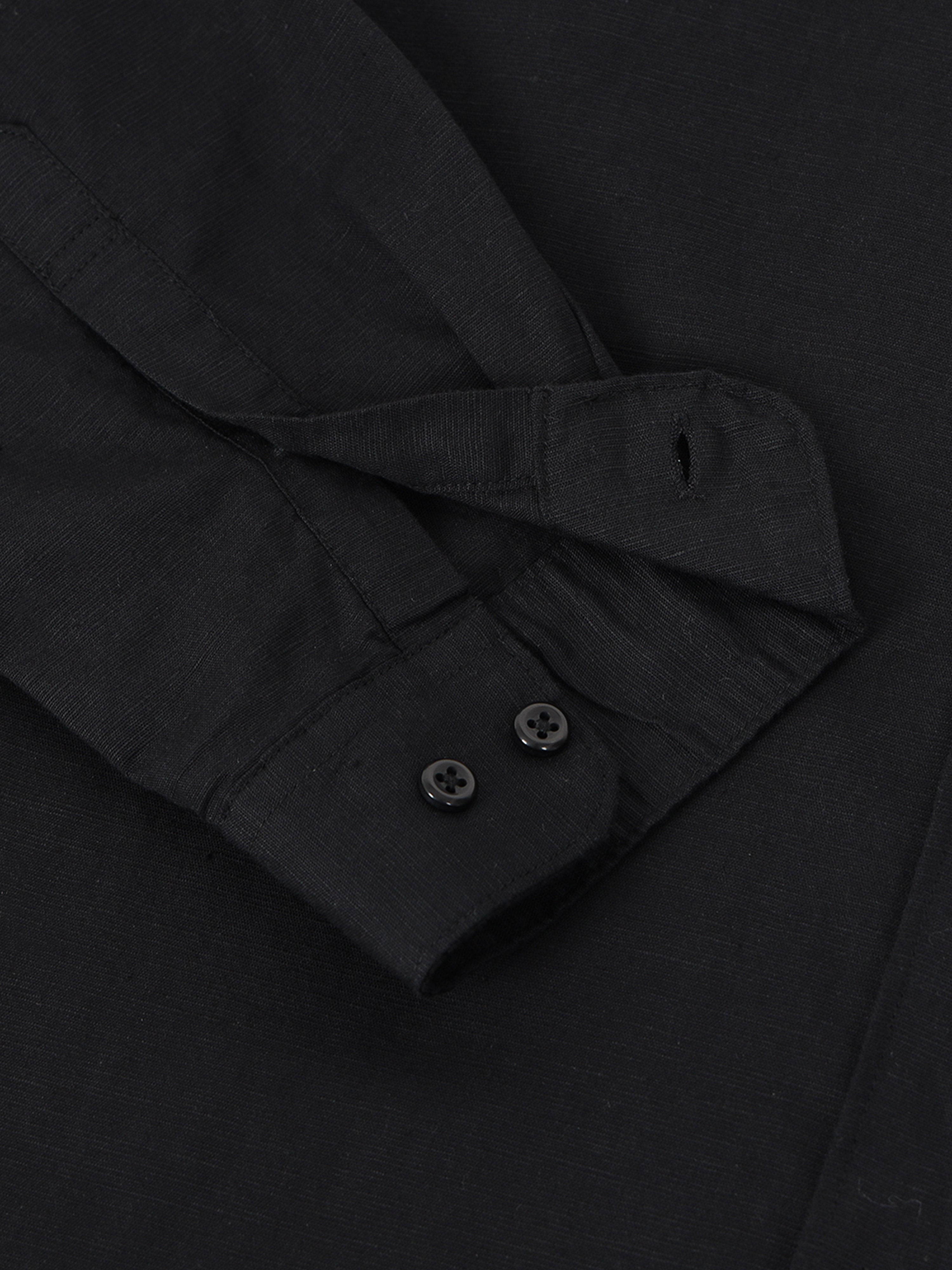 Men Black Slim Fit Shirt