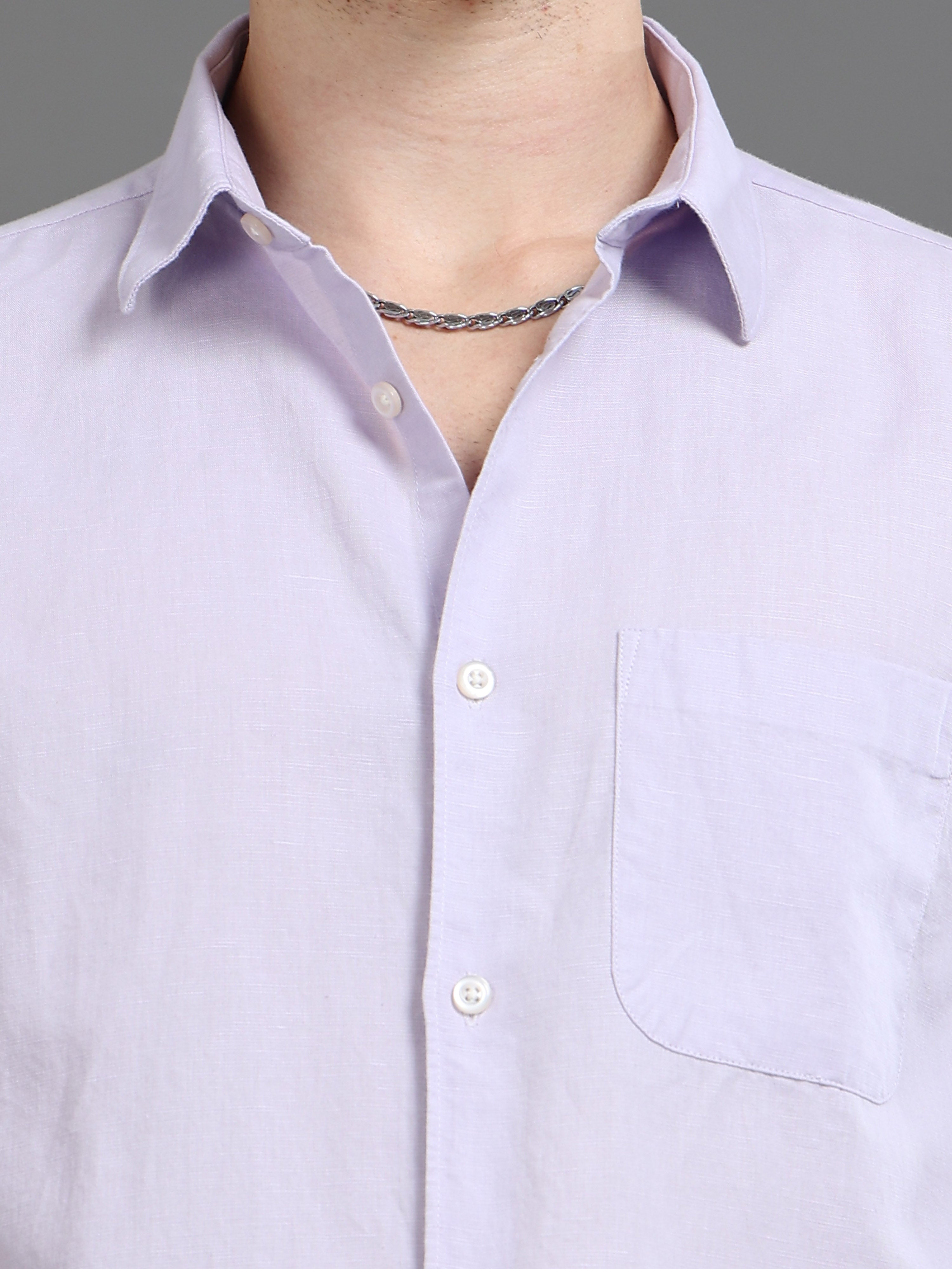 Men Purple Slim Fit Shirt