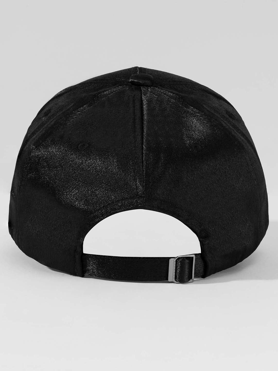 Women Beige Shimmer Baseball Cap