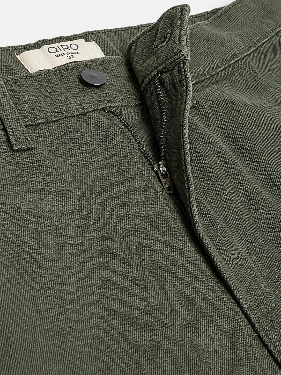 Men Green Mid Rise Straight Fit Jeans