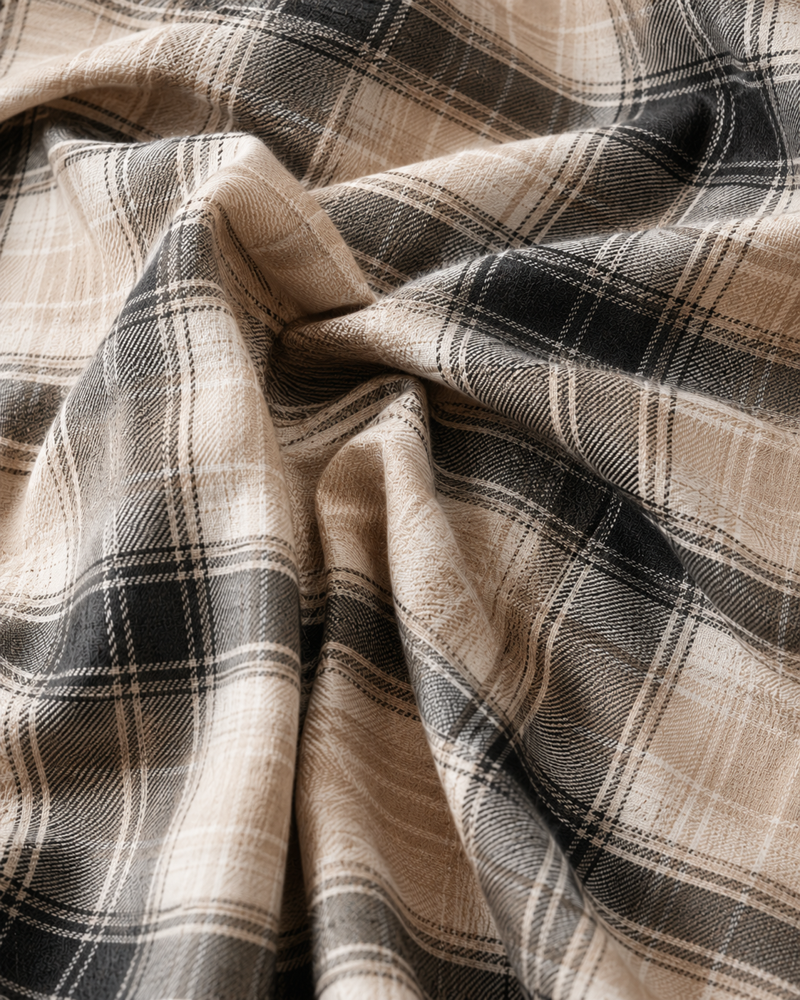 Men Brown Heritage Plaid Shirt