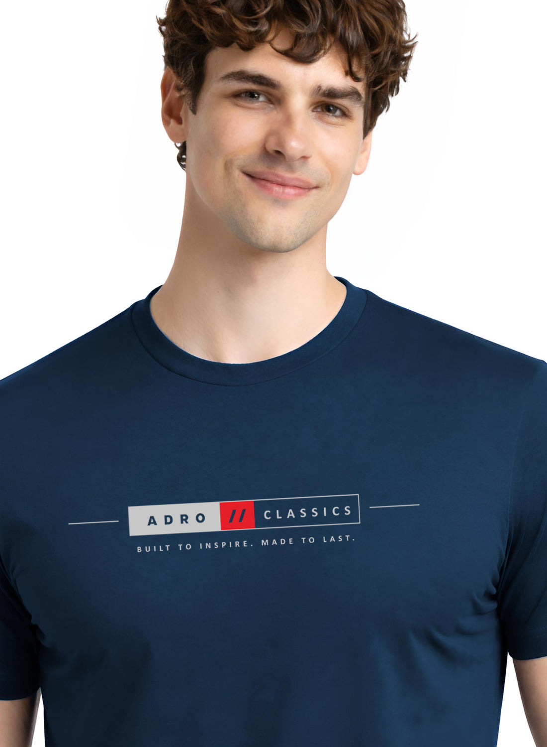 Men Teal Classic Printed T-Shirt