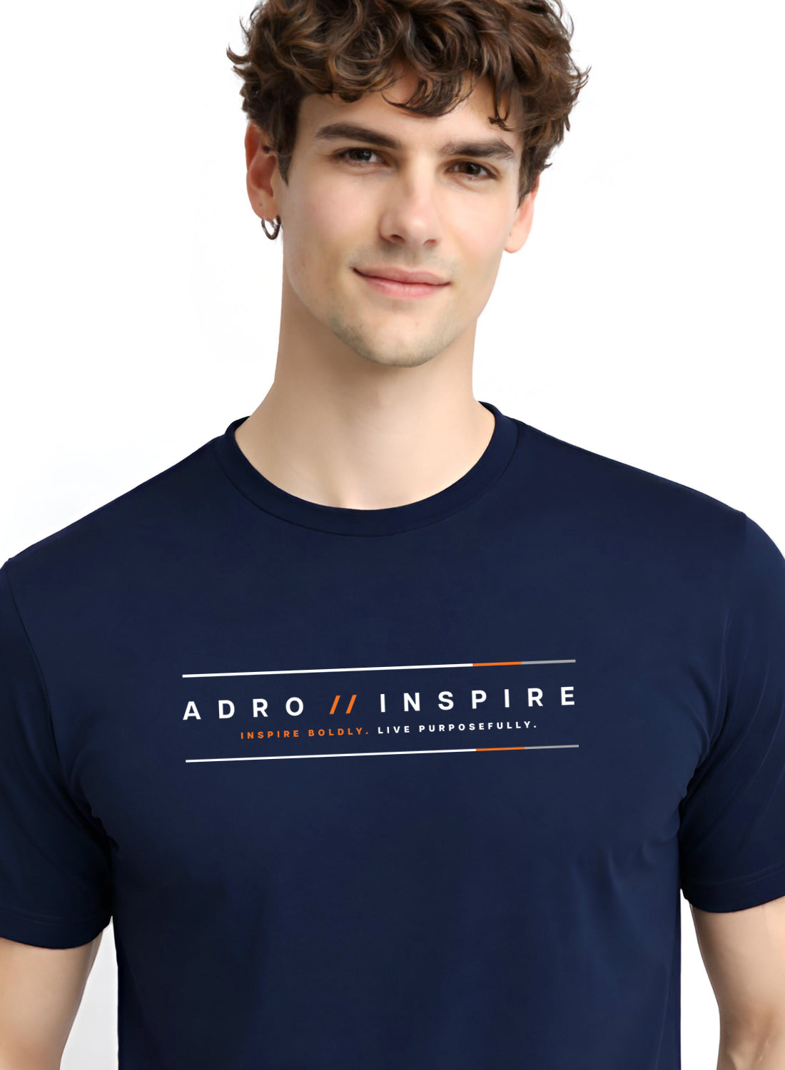 Men Navy Signature Printed T-Shirt