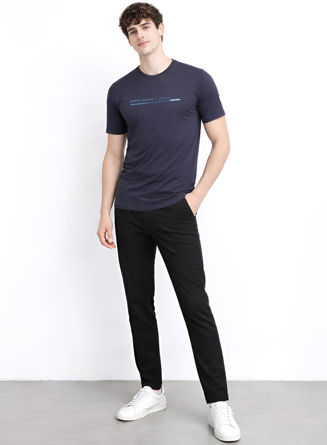 Men Grey Cotton Printed  T-Shirt