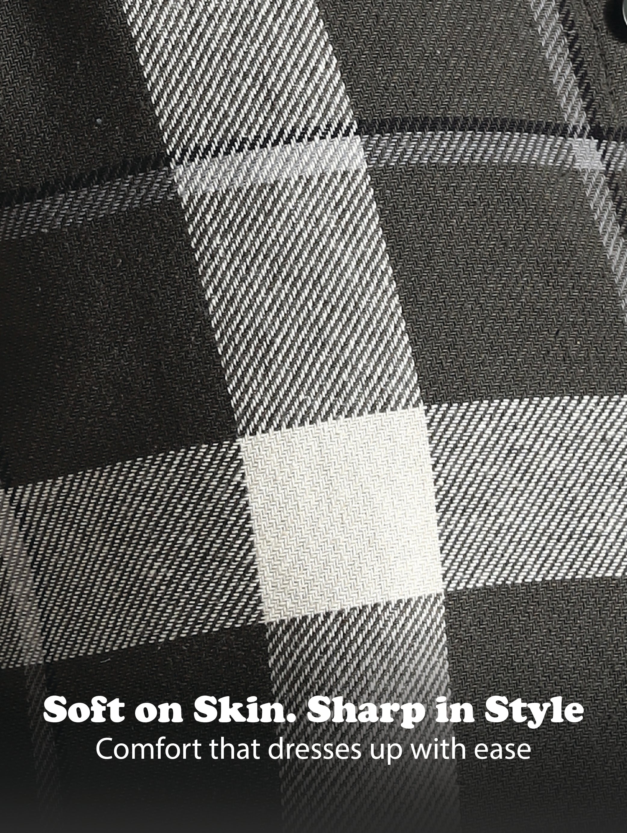 Men Green Cotton Blend Checked Shirt