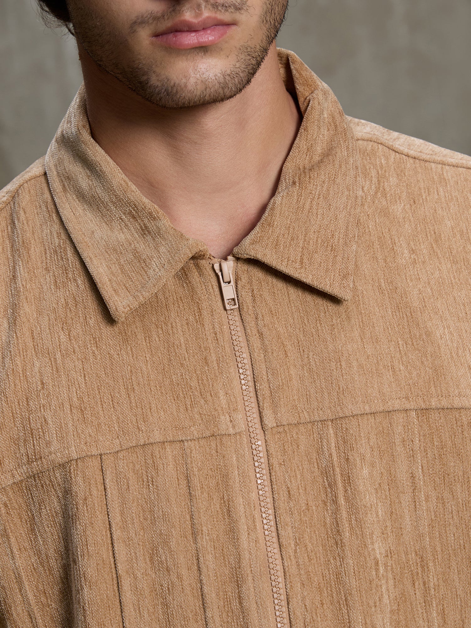 Men Self-Design Full Sleeve Casual Jacket
