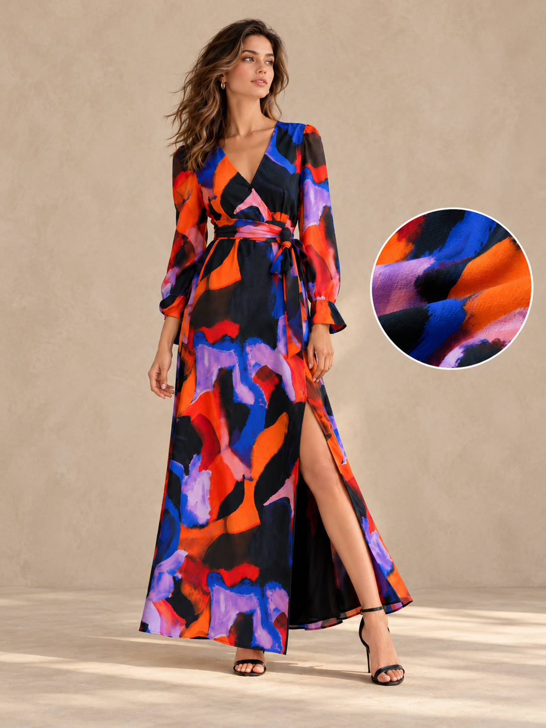 Women Multi Color Maxi Dress