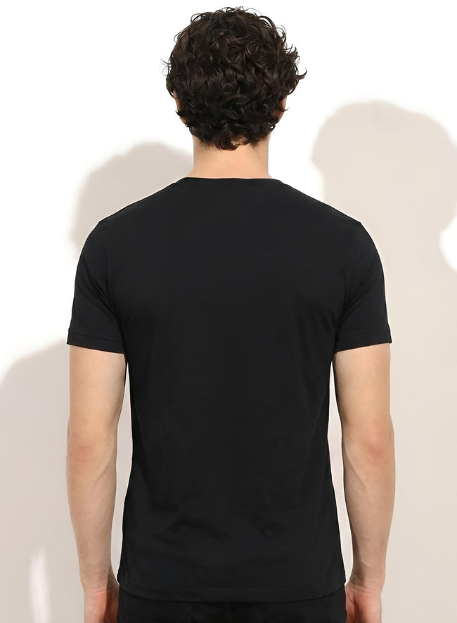 Men Badminton Printed T-Shirt