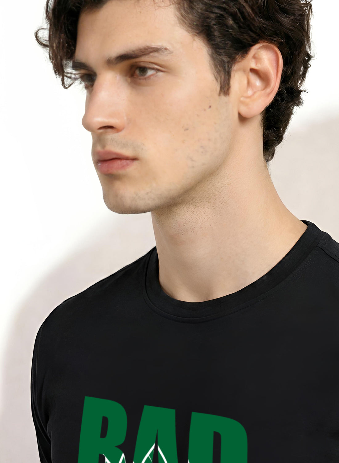 Men Badminton Printed T-Shirt