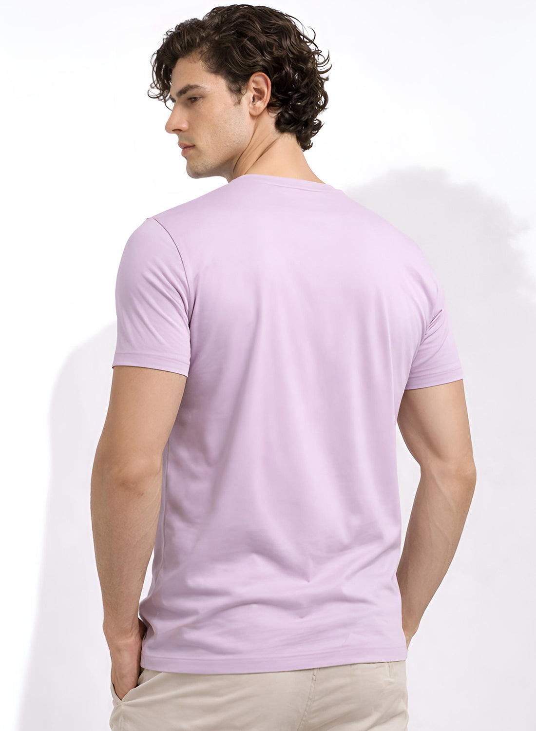 Men Badminton Printed T-Shirt
