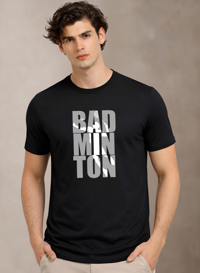 Men Badminton Tshirt