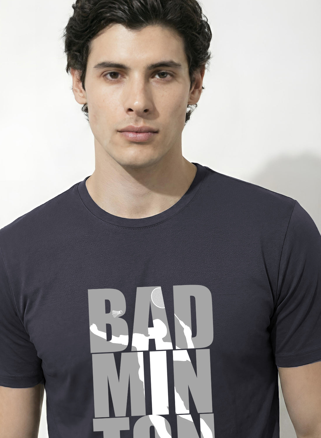 Men Badminton Tshirt