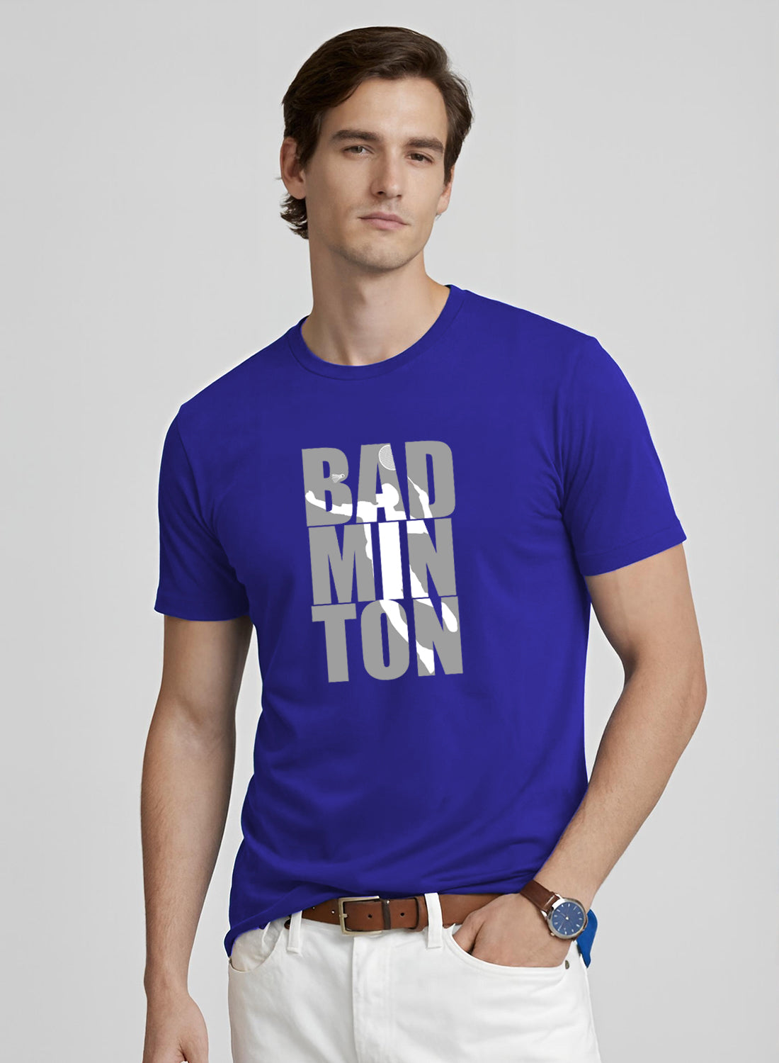 Men Badminton Tshirt