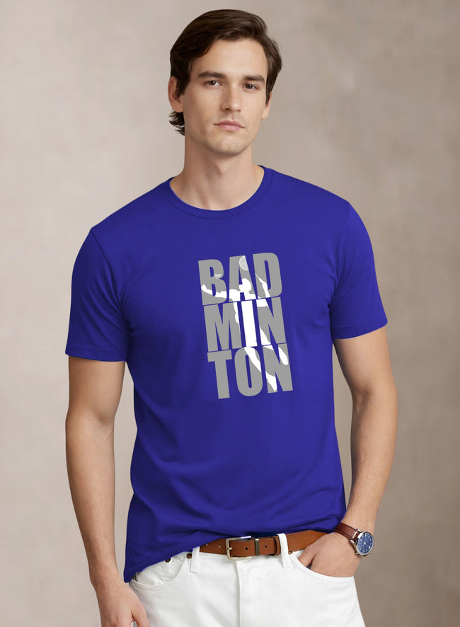 Men Badminton Tshirt