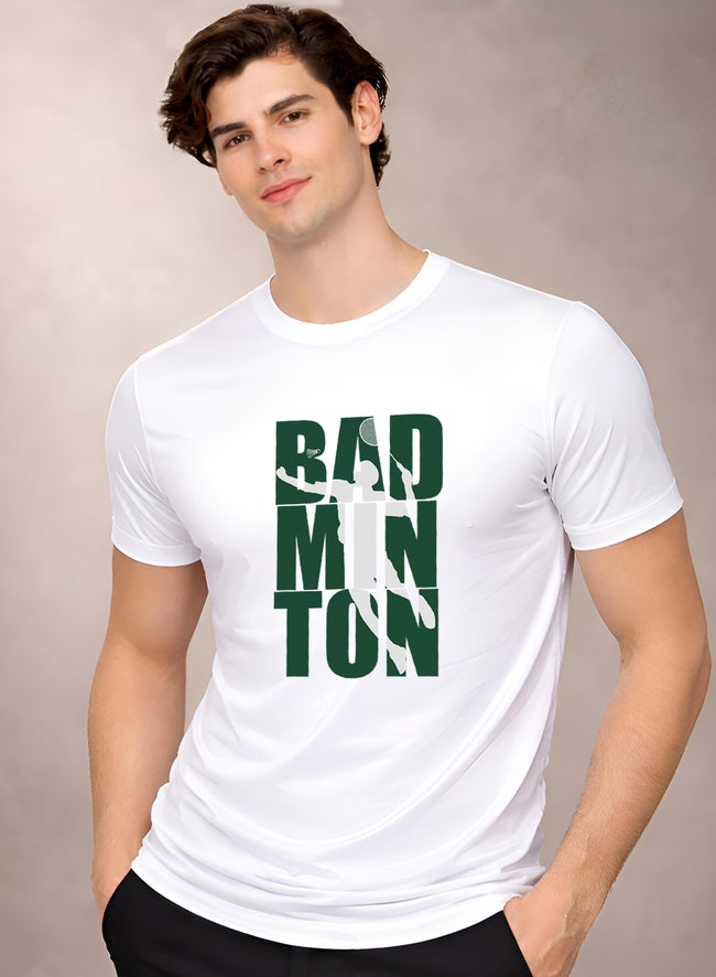 Men Badminton Tshirt