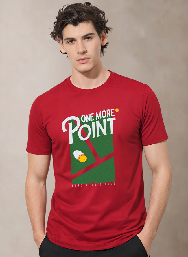 Men Tennis Printed T-Shirt