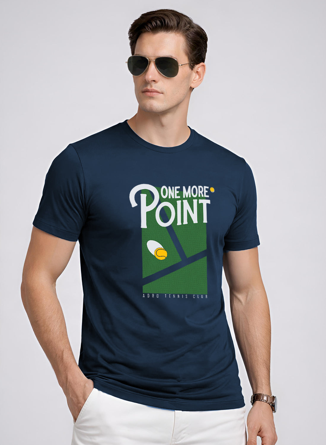 Men Tennis Printed T-Shirt