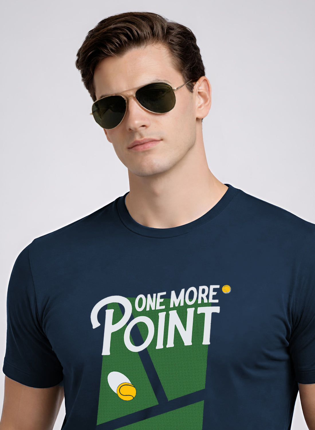 Men Tennis Printed T-Shirt