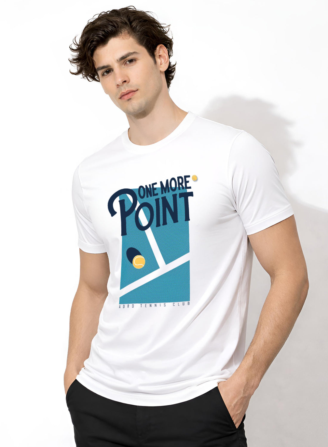Men Tennis Printed T-Shirt