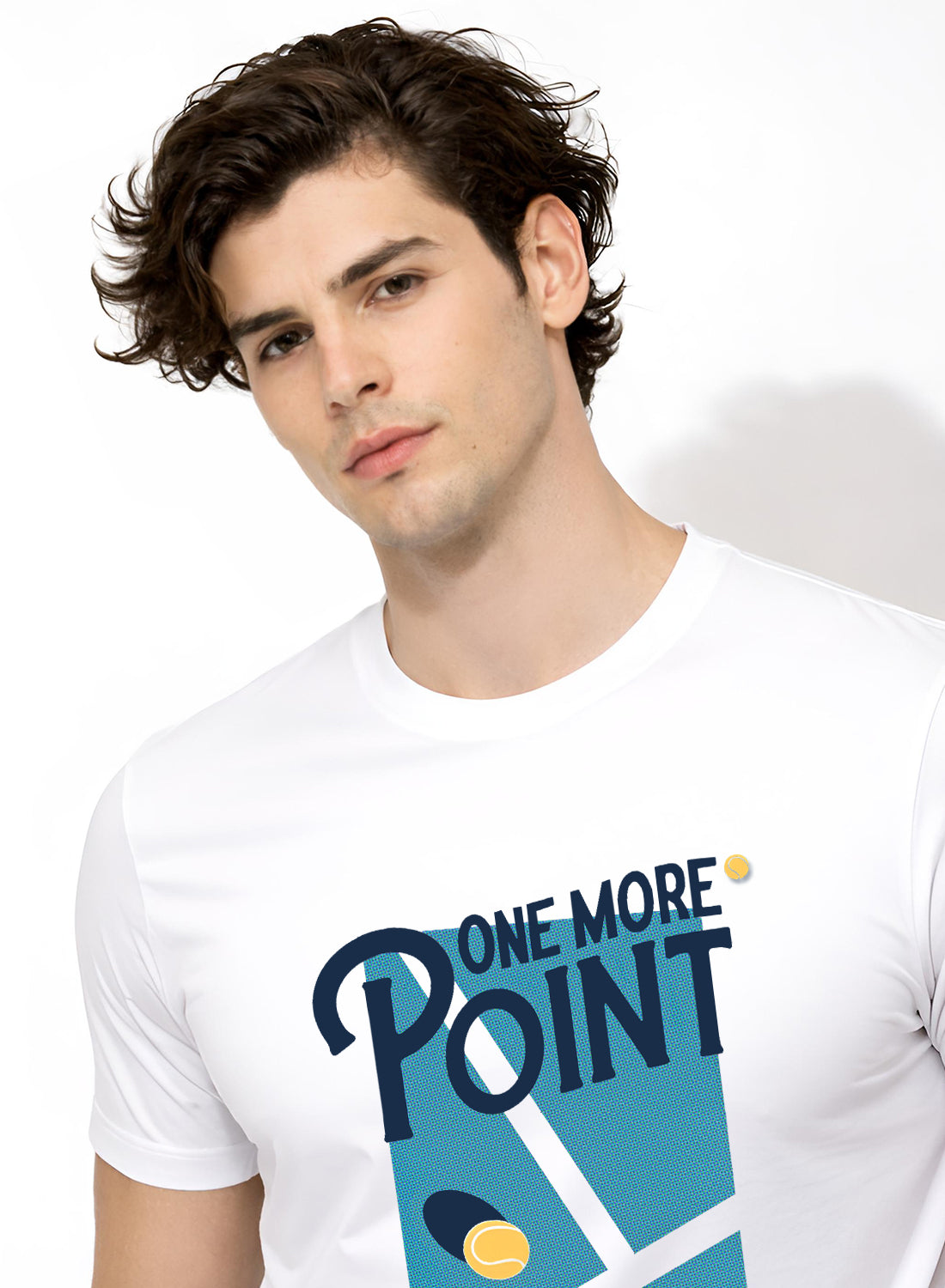 Men Tennis Printed T-Shirt