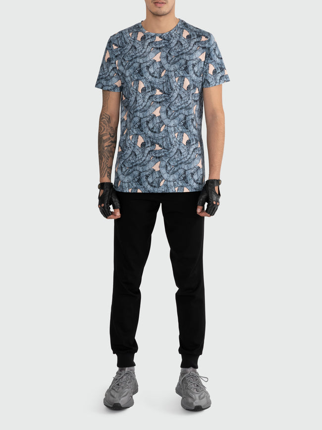 Men Twisted Dragon Tee