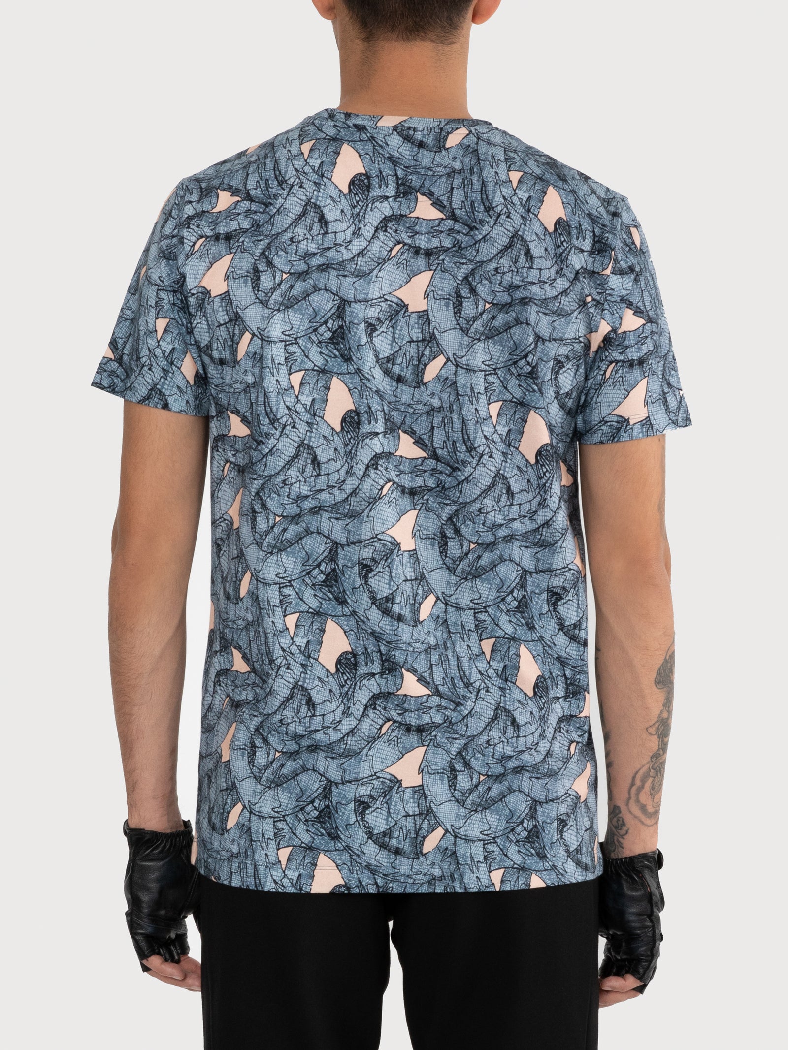 Men Twisted Dragon Tee