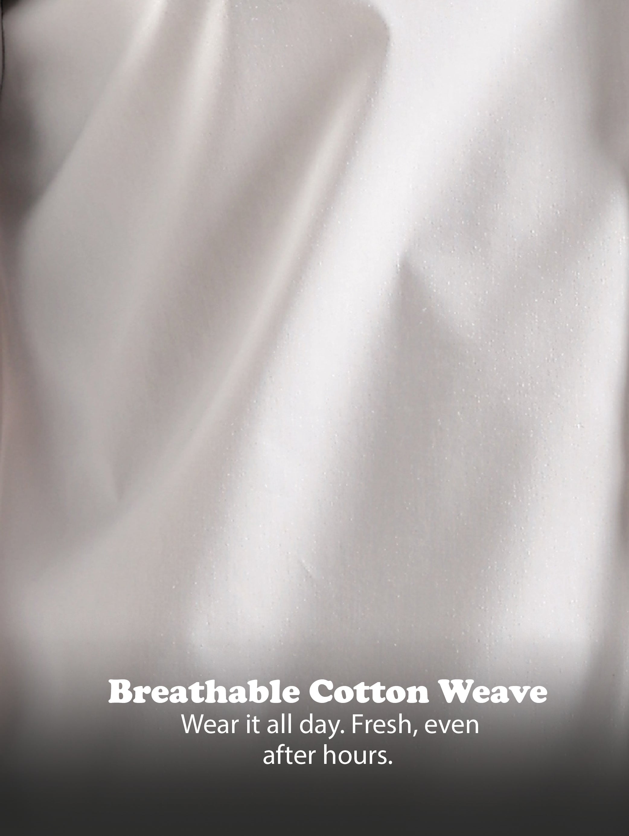 Men White Cotton Slim Fit Shirt