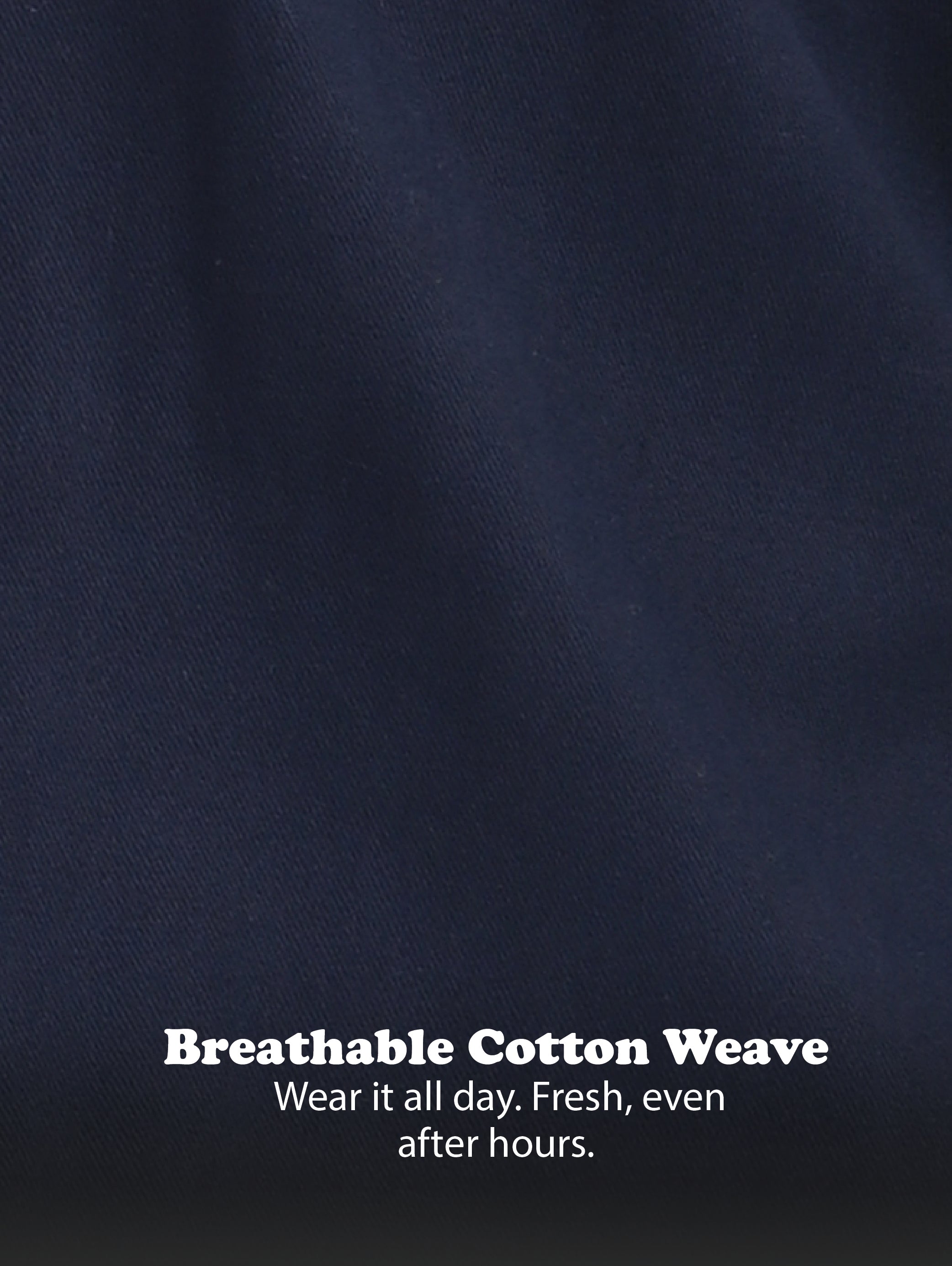 Men Navy Everyday Essential Solid Shirt