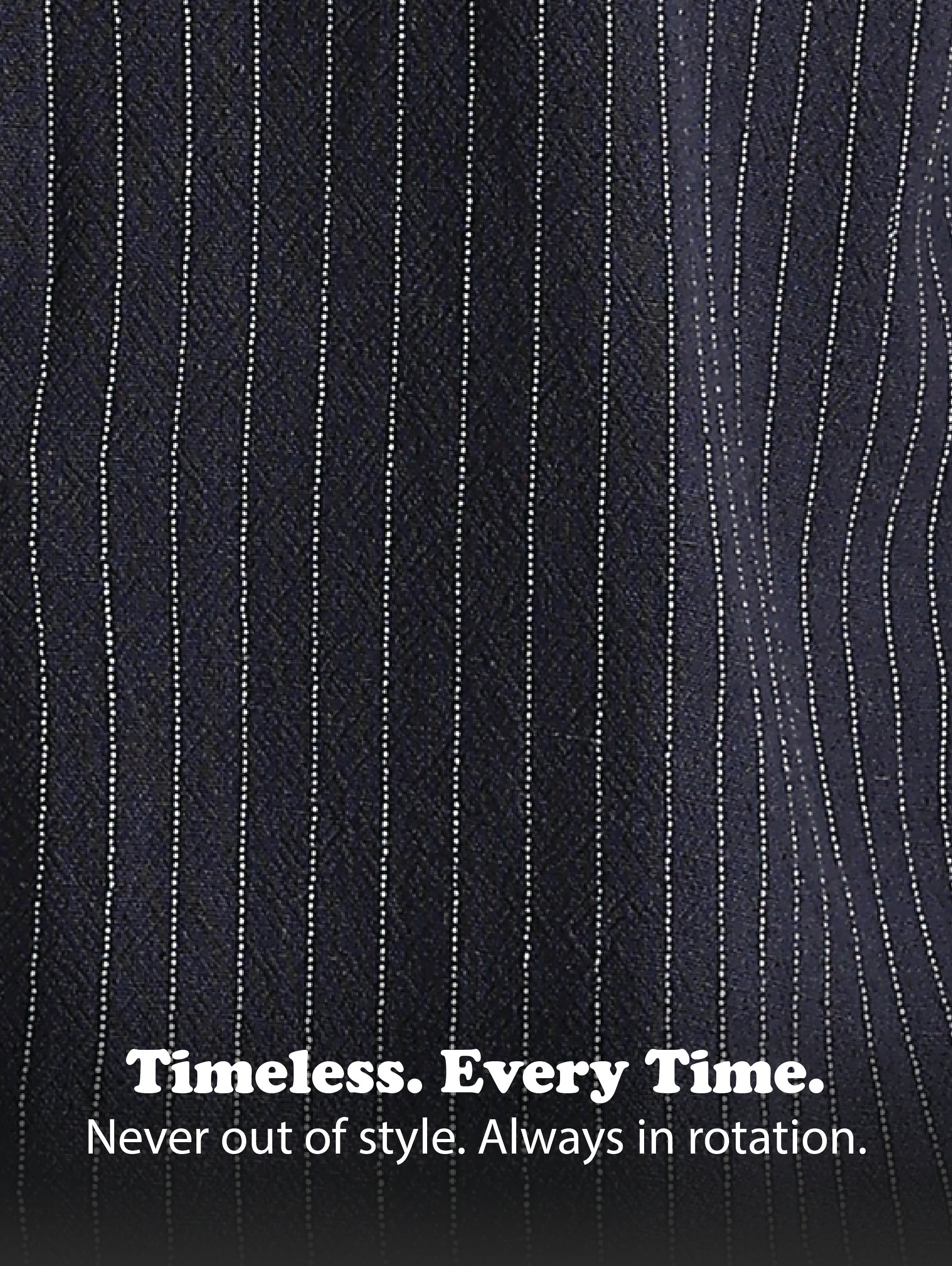 Men Navy Blue Linen Blend Striped Shirt