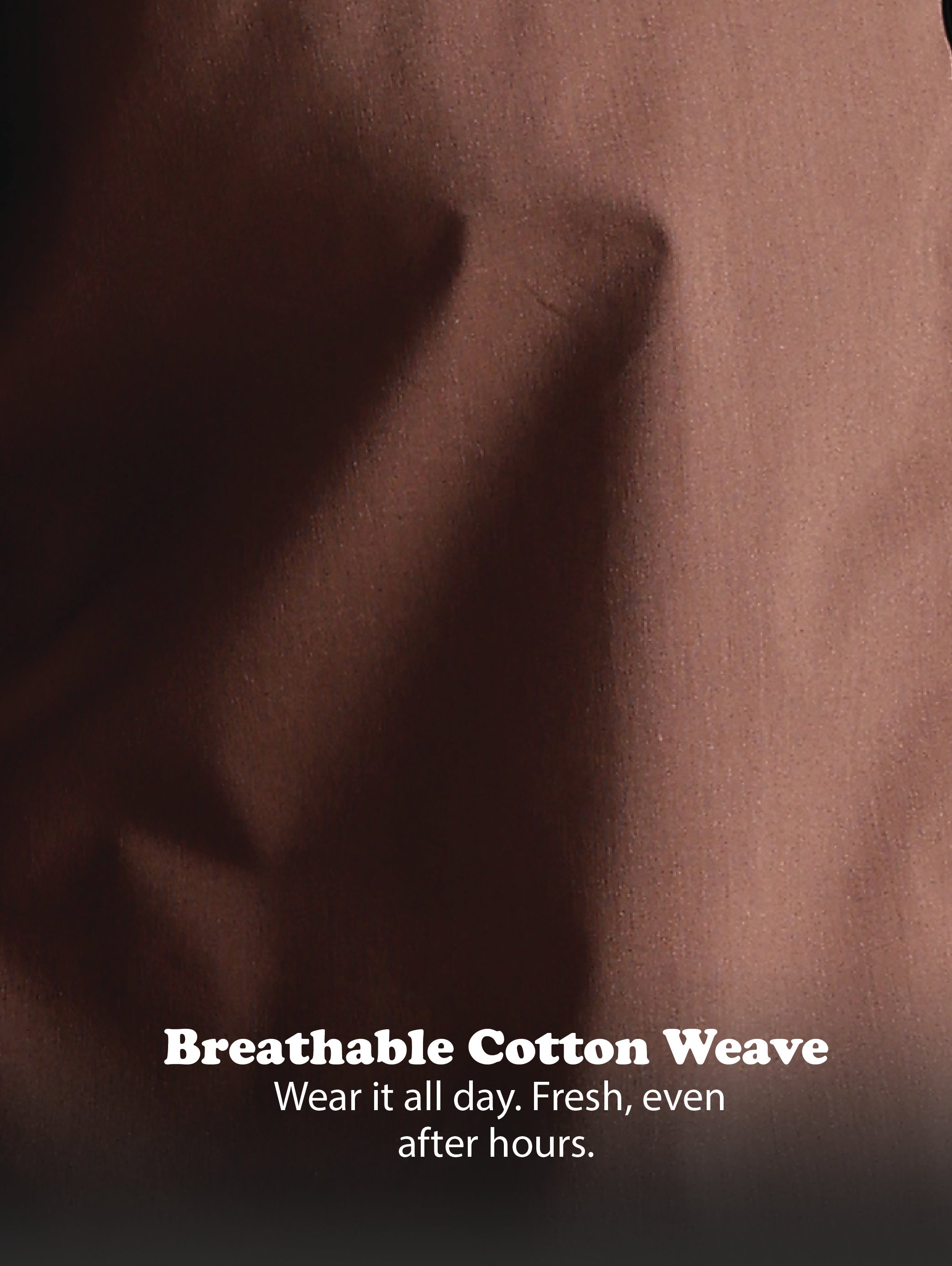 Men Brown Cotton Slim Fit Shirt