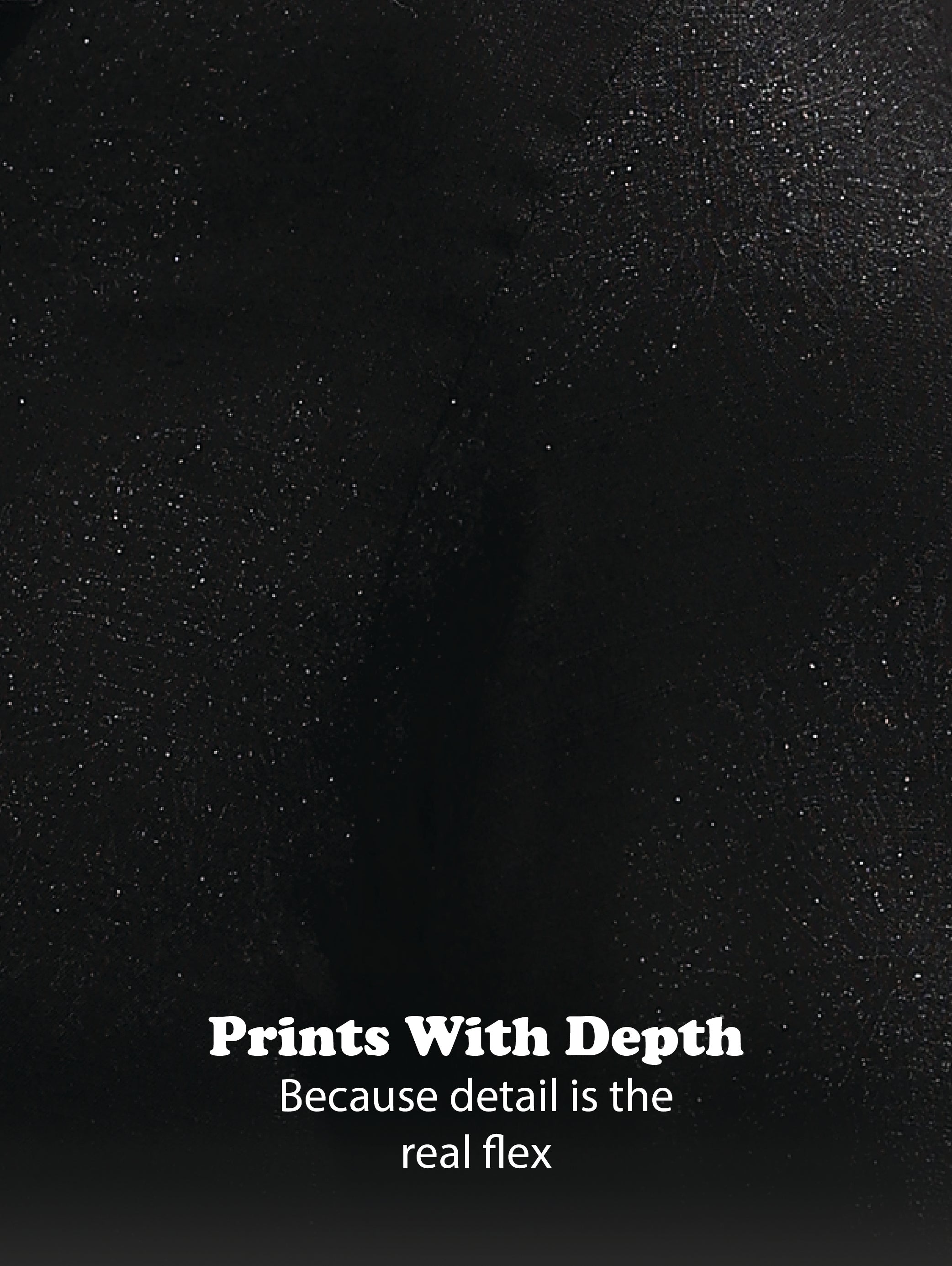 Men Black Glitter print festive wear