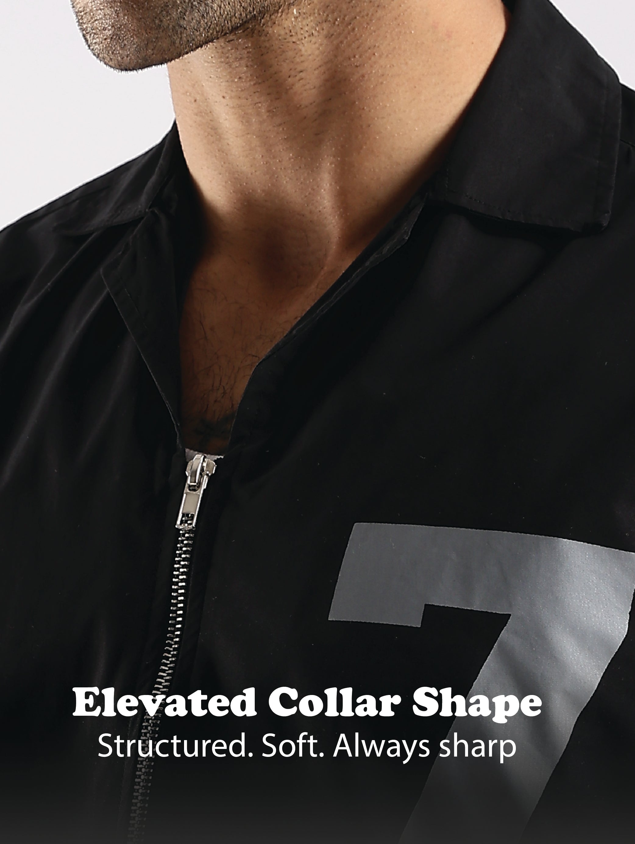 Men Black Slim Fit Shirt