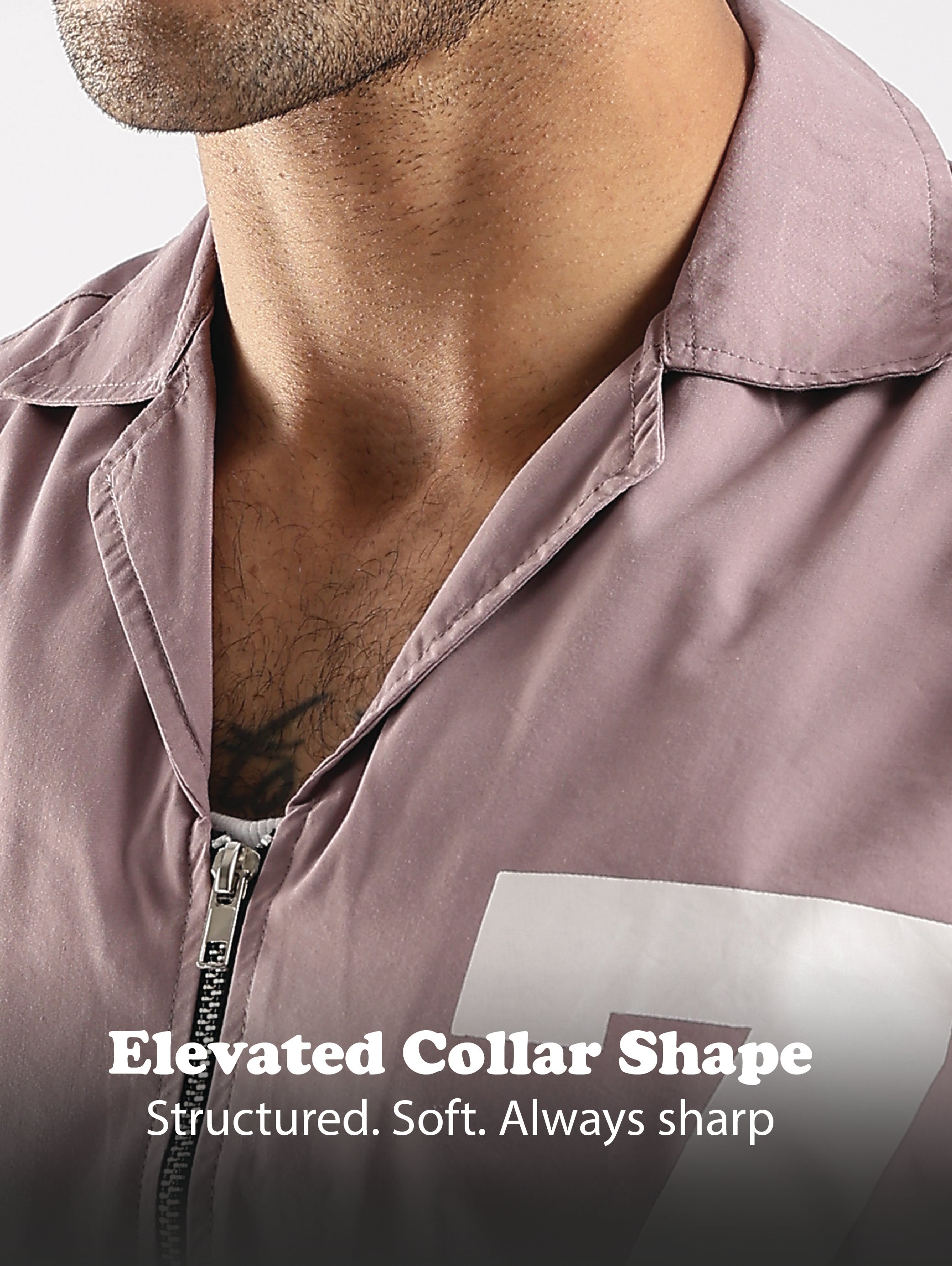 Men Lavender Slim Fit Shirt