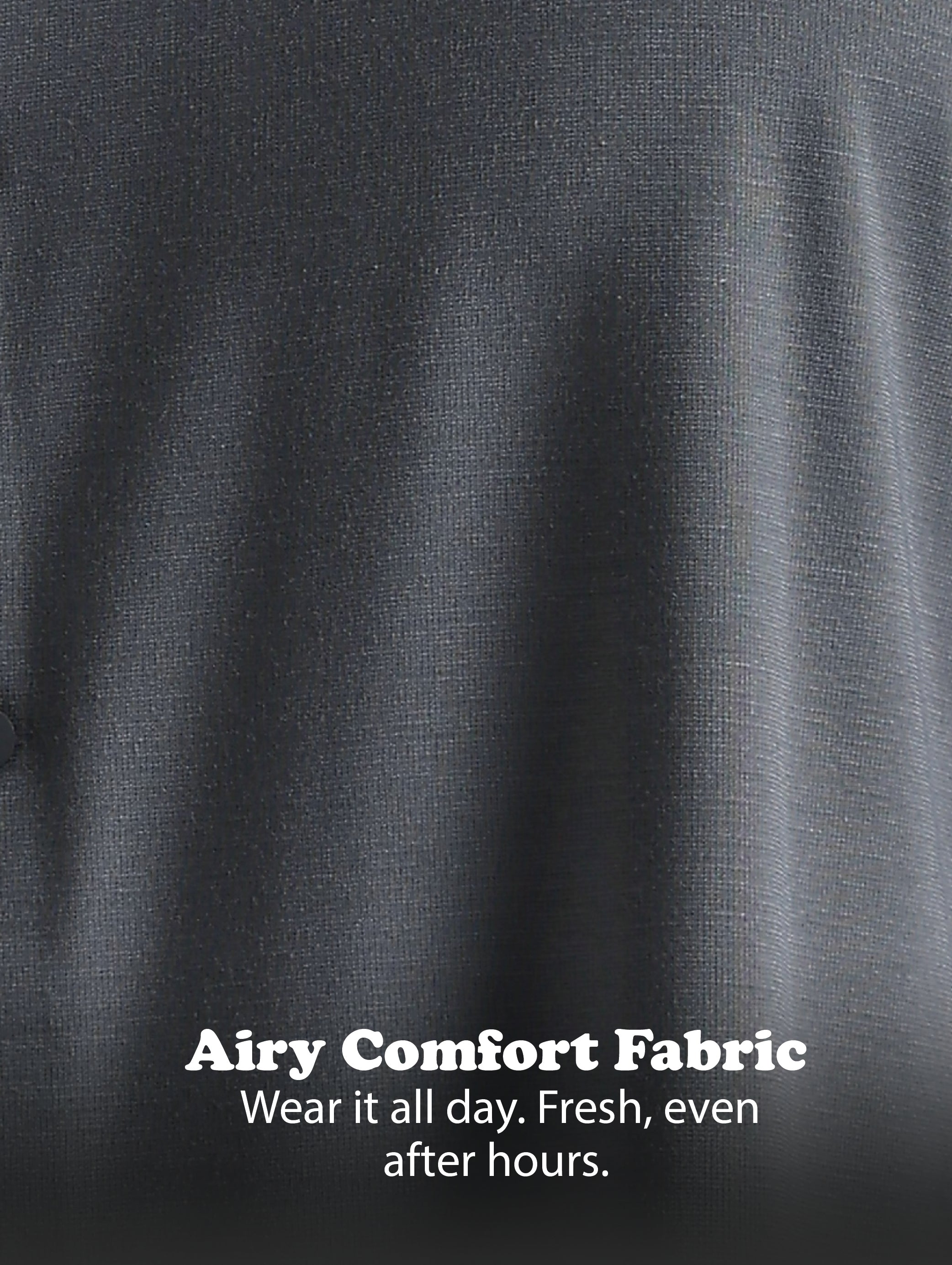 Men Grey Knitted Slim Fit Shirt