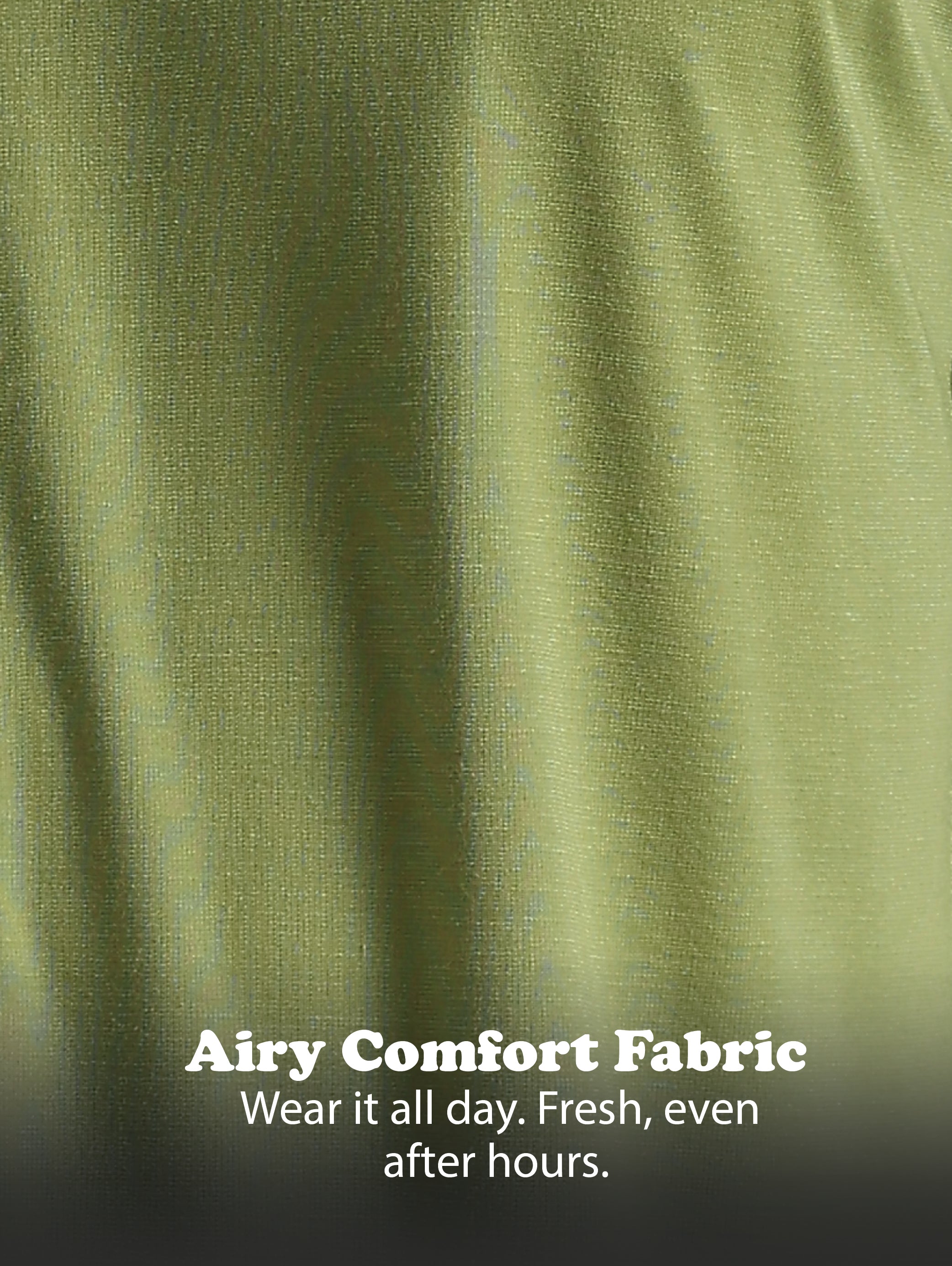 Men Green Knitted Slim Fit Shirt
