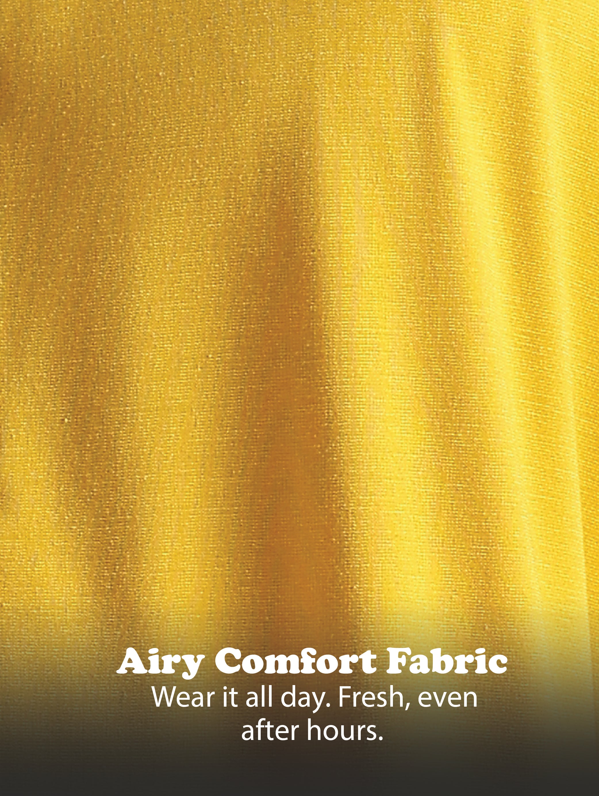 Men Yellow Knitted Slim Fit Shirt