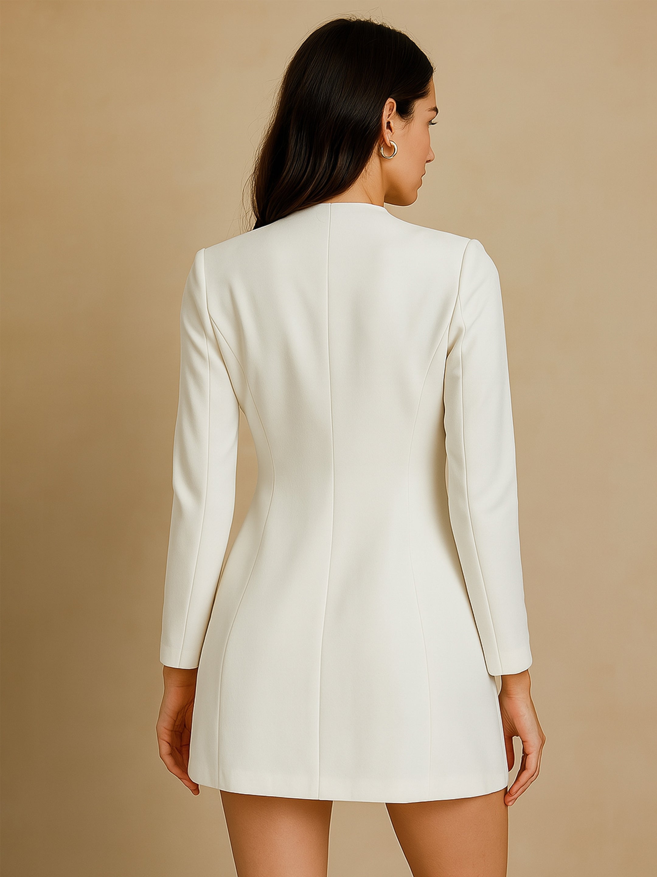 Women White  Short Dress