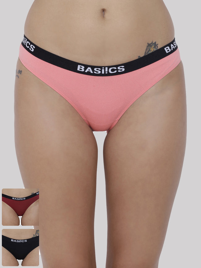 Women Dulce Candy Brief Panty Pack of 3