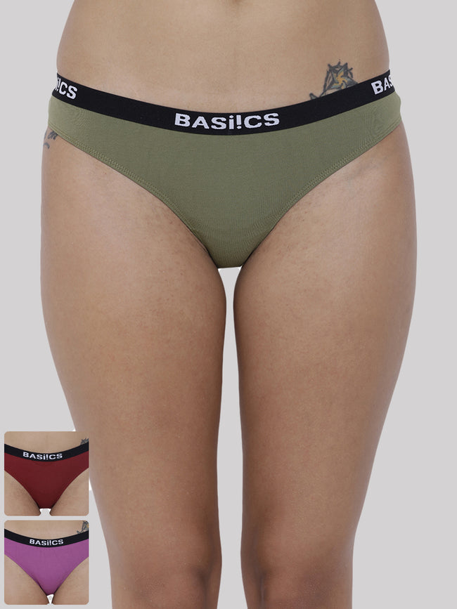 Women Dulce Candy Brief Panty Pack of 3
