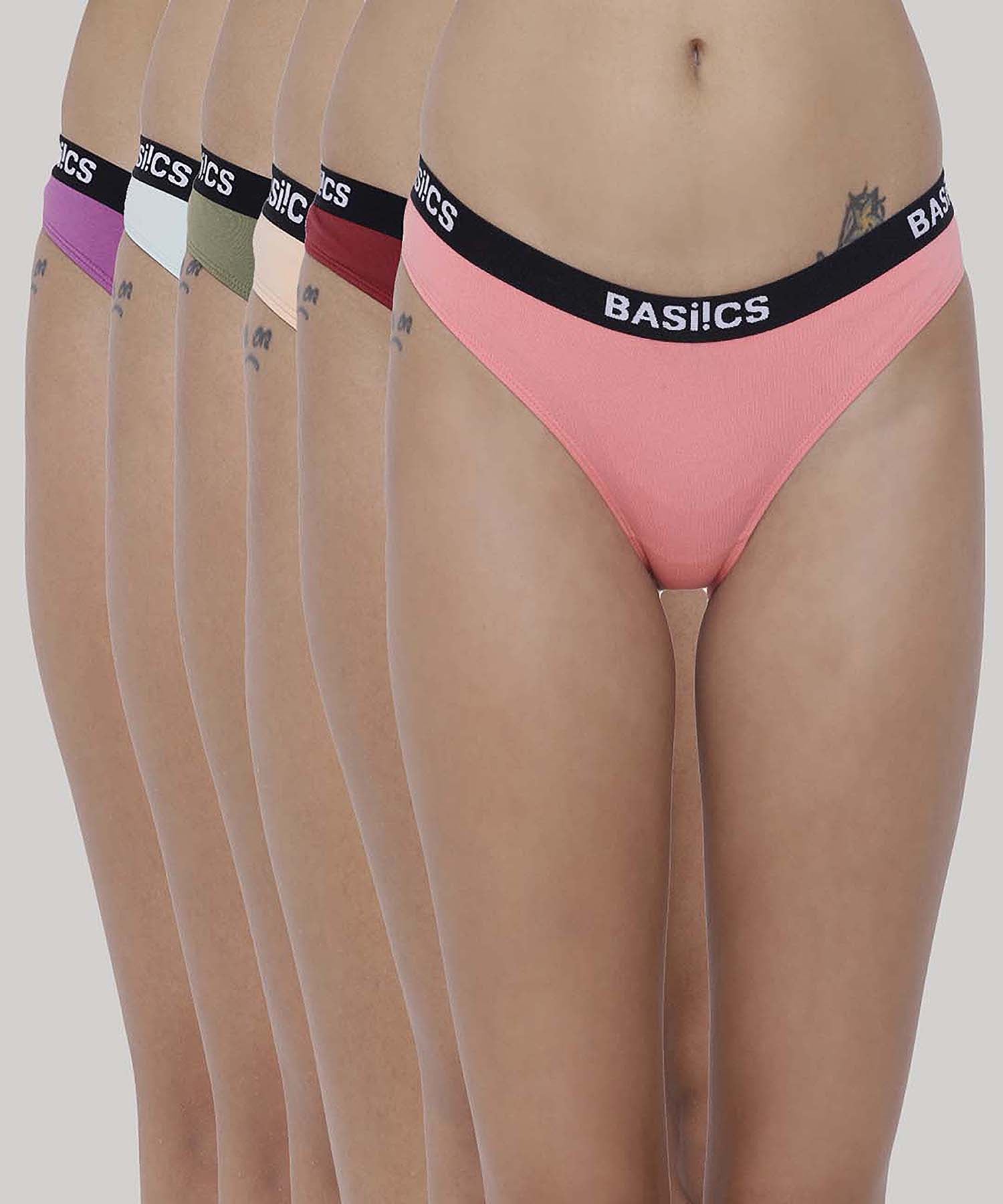 Women Dulce Candy Brief Panty Pack of 6