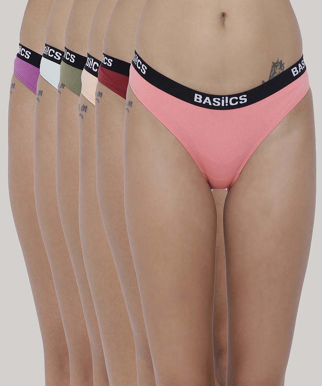 Women Dulce Candy Brief Panty Pack of 6