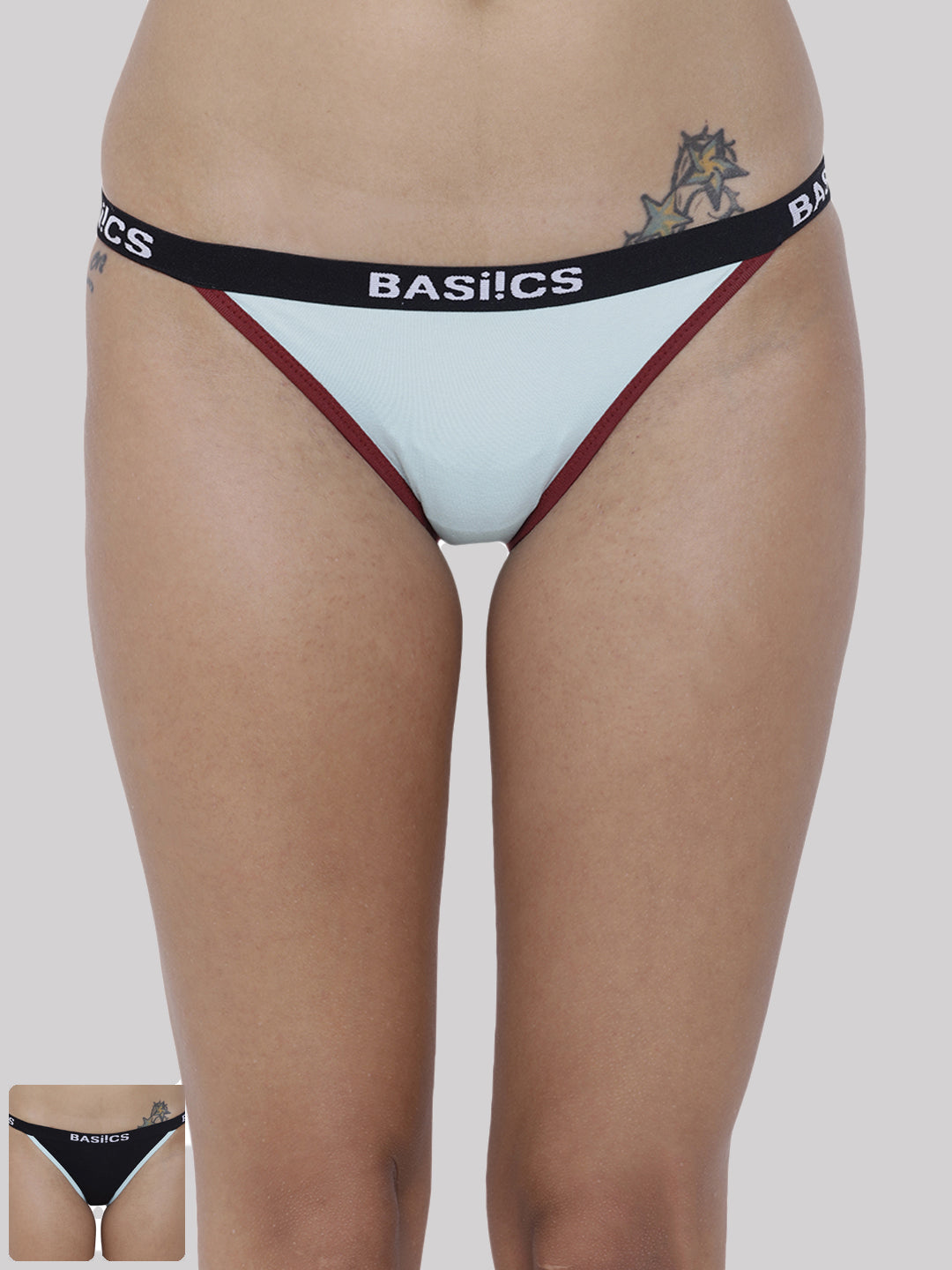 Women Moda Fashionable Brief Panty Pack of 2